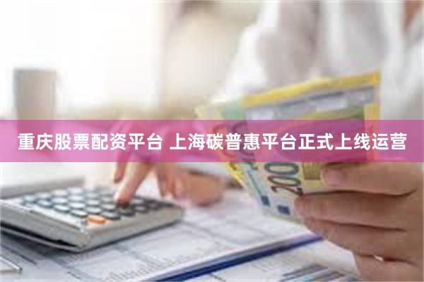 重庆股票配资平台 上海碳普惠平台正式上线运营